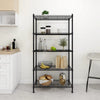 Vidaxl Storage Rack a 5 strati 250 kg 90x35x180 cm nero