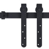 Vidaxl ophangset voor minischuifdeur 200 cm koolstofstaal