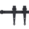Vidaxl ophangset voor minischuifdeur 200 cm koolstofstaal