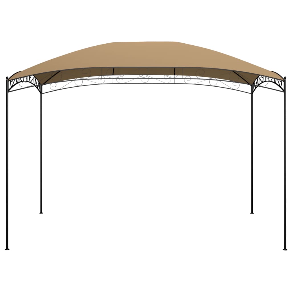 Vidaxl prieel 180 g m² 3x4x2,65 m taupe