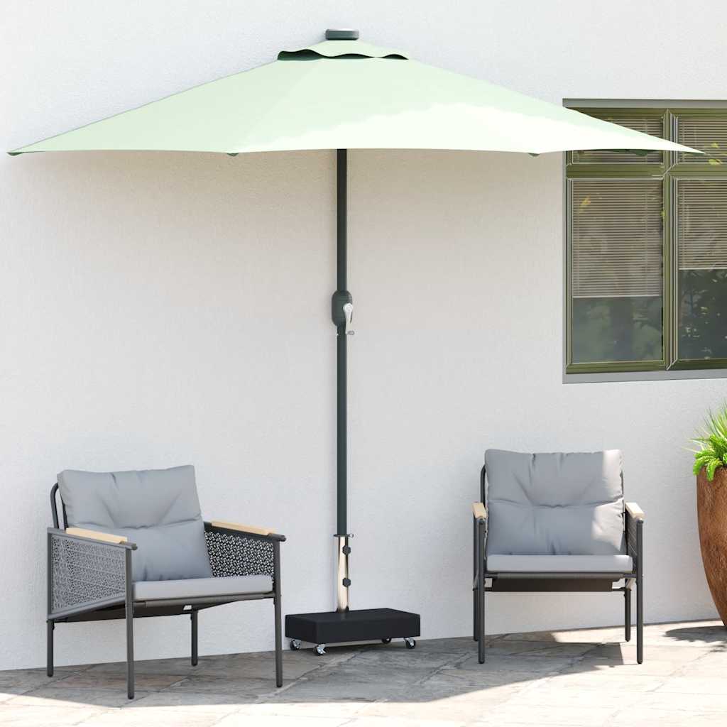 Vidaxl Parasol Foot 45x25x8 cm granito nero