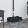 Vidaxl Parasol Foot 45x25x8 cm granito nero