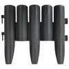 Vidaxl Gazon Edges 36 ST 10 M PP Antracite -Colored