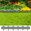 Vidaxl Gazon bordes 17 st 10 m pp antracita -color