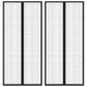 Tende per porte per insetti Vidaxl 2 pezzi magnetici 210x90 cm nero