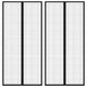 Tende per porte per insetti Vidaxl 2 pezzi magnetici 220x110 cm nero