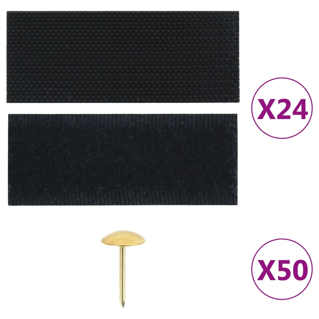 Tende per porte per insetti Vidaxl 2 pezzi magnetici 220x130 cm nero