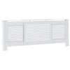 Vidaxl Construcción del radiador de 205 cm MDF White