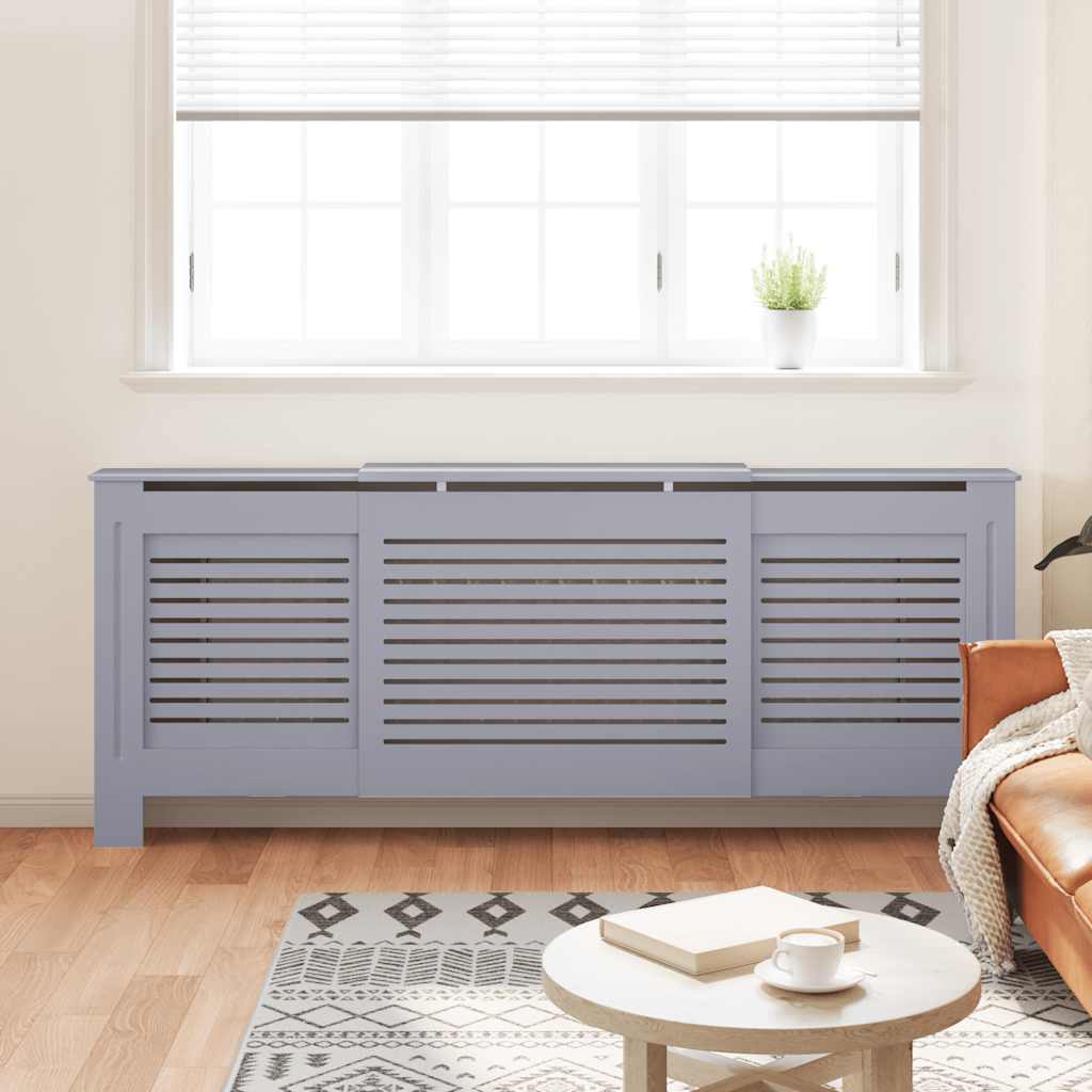 Vidaxl Radiatorom Construction 205 cm Mdf Grey