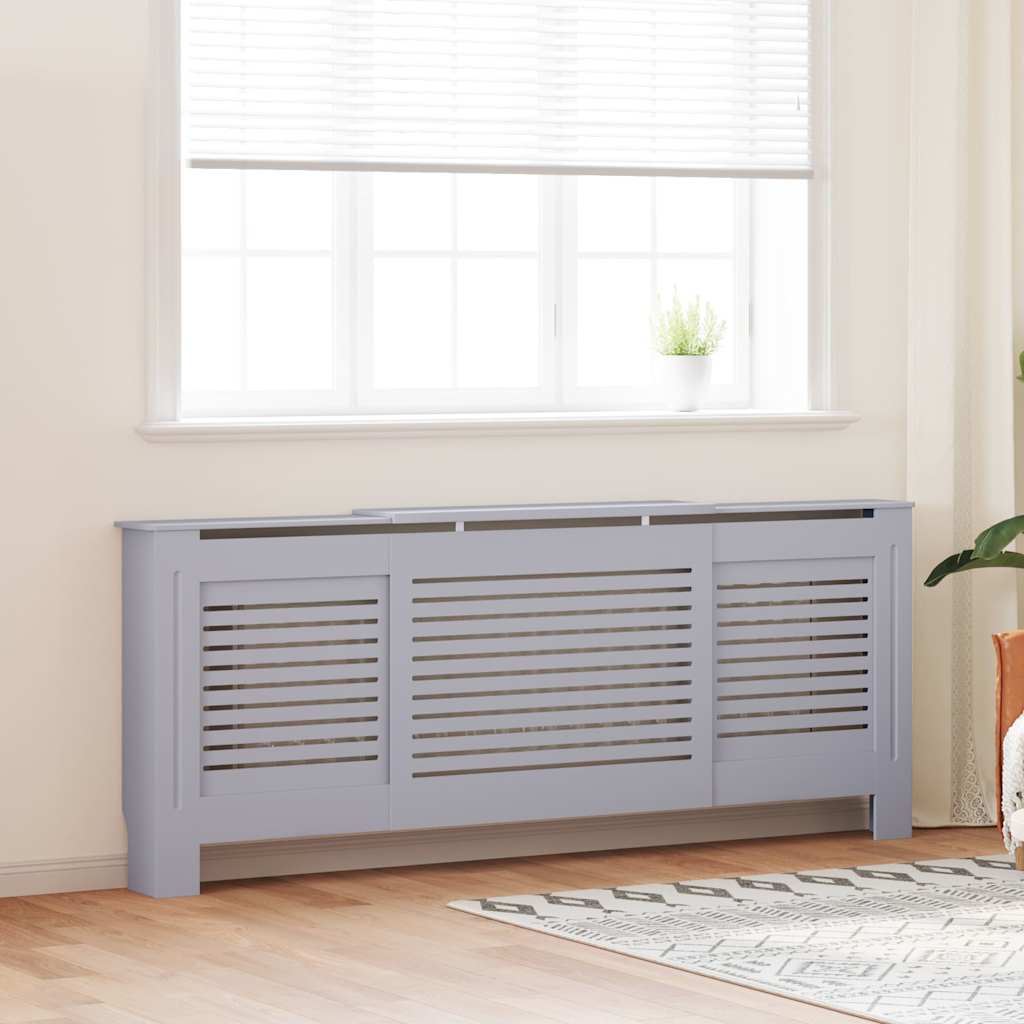 Vidaxl Radiatorom Construction 205 cm Mdf Grey