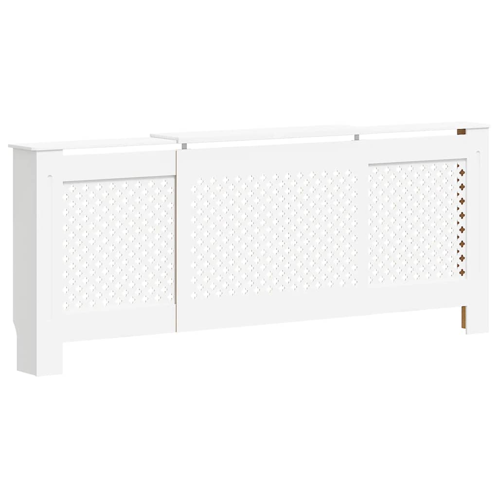 Vidaxl radiatorombouw 205 cm mdf wit
