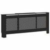 Vidaxl Radiatorom Construction 205 cm MDF nero
