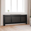 Vidaxl Radiatorom Construction 205 cm MDF nero