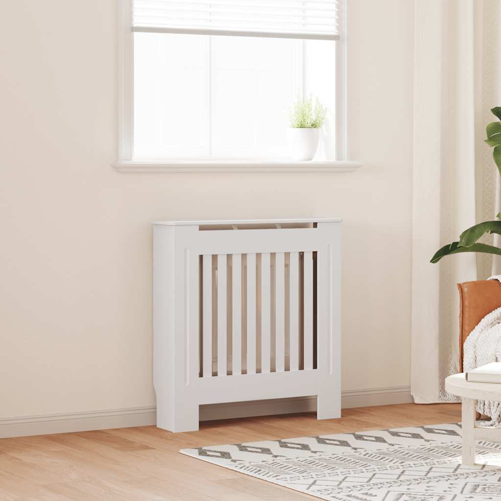 Vidaxl radiatorombouw 78 cm mdf wit