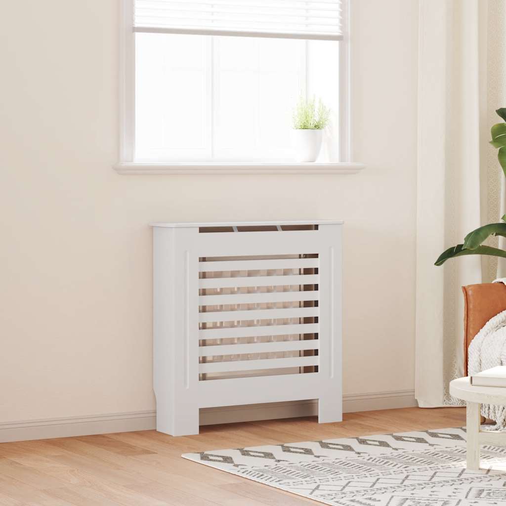Vidaxl Radiatorom Construction 78 cm MDF bianco