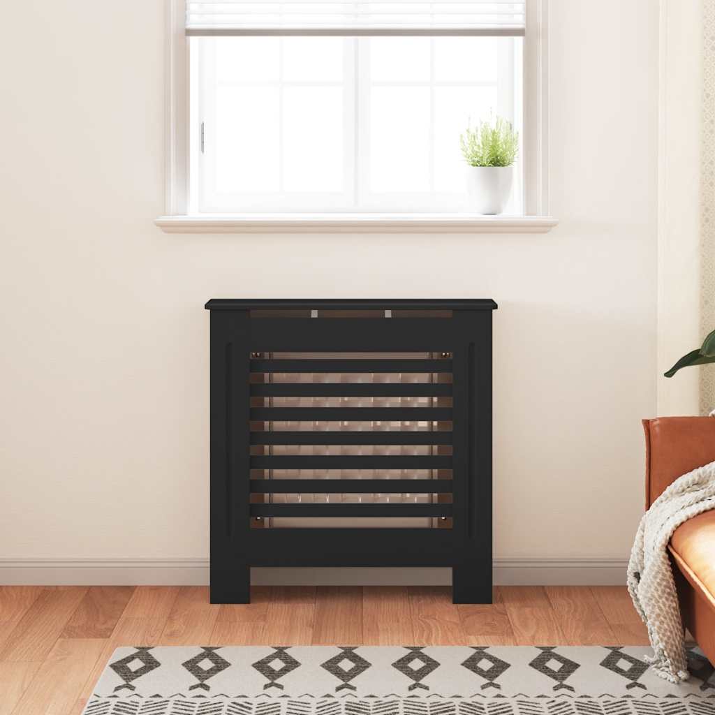 Vidaxl Radiatorom Construction 78 cm MDF nero