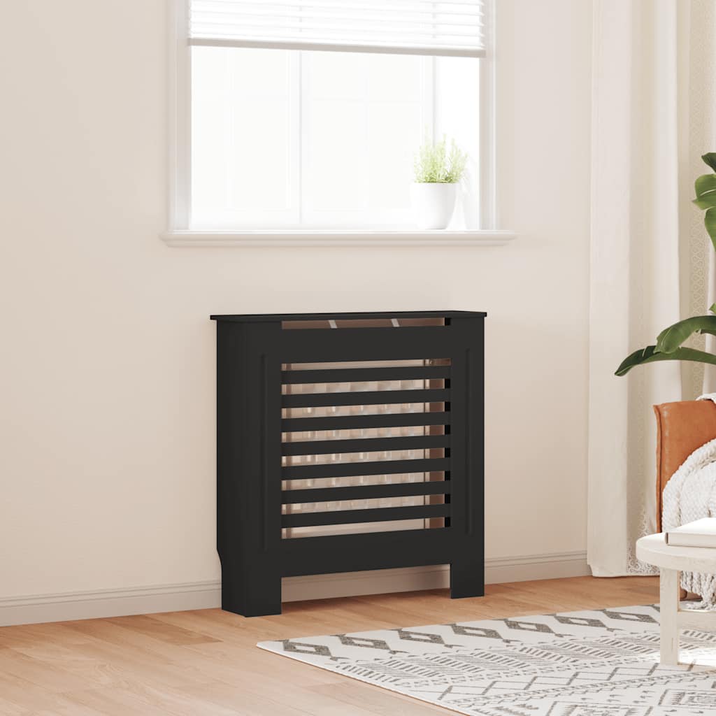 Vidaxl Radiatorom Construction 78 cm MDF nero