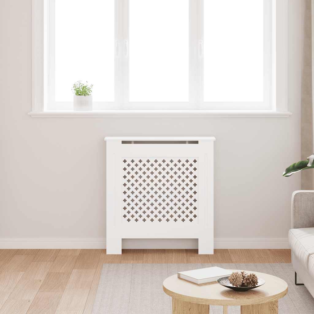 Vidaxl radiatorombouw 78 cm mdf wit