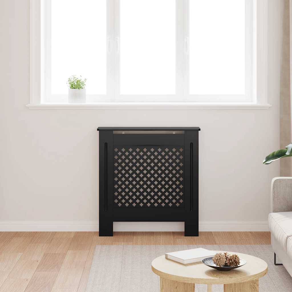 Vidaxl Radiatorom Construction 78 cm MDF nero