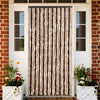 Vidaxl Fly Curtain 90x200 cm Chenille beige e marrone chiaro