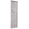 Vidaxl vliegengordijn 56x200 cm chenille bruin en beige
