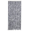 Vidaxl vliegengordijn 90x200 cm chenille zilverkleurig