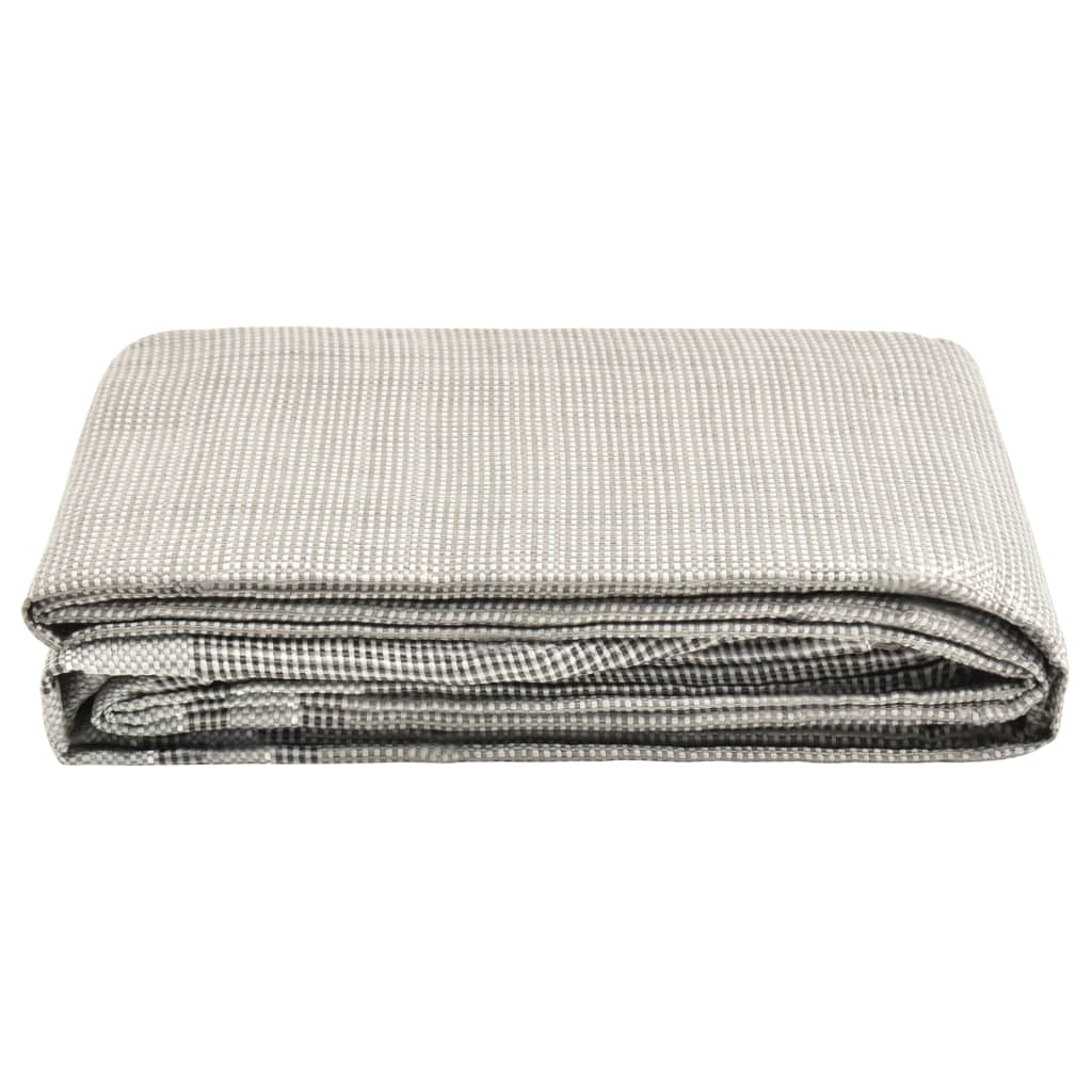 Alfombra de carpa Vidaxl 350x250 cm de gris oscuro
