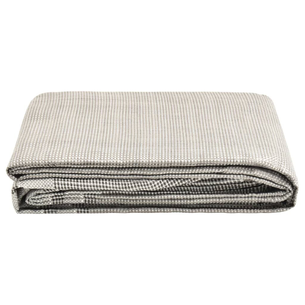 Alfombra de carpa Vidaxl 500x250 cm de gris oscuro