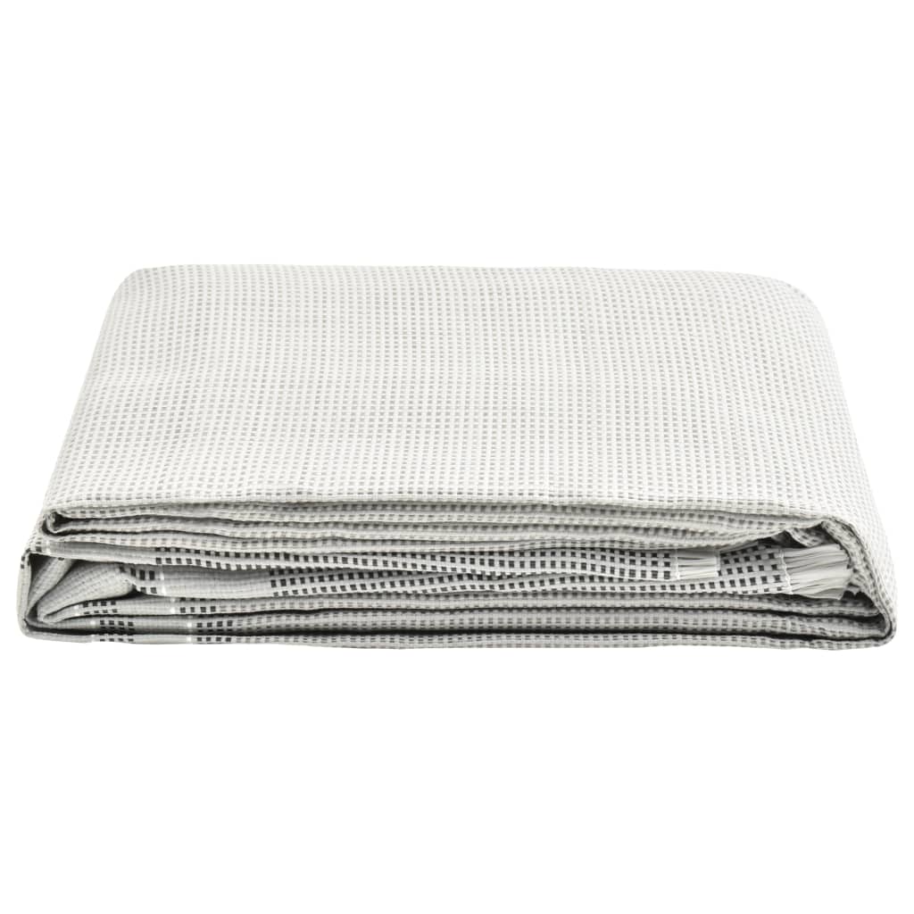Alfombra de carpa Vidaxl 450x300 cm gris