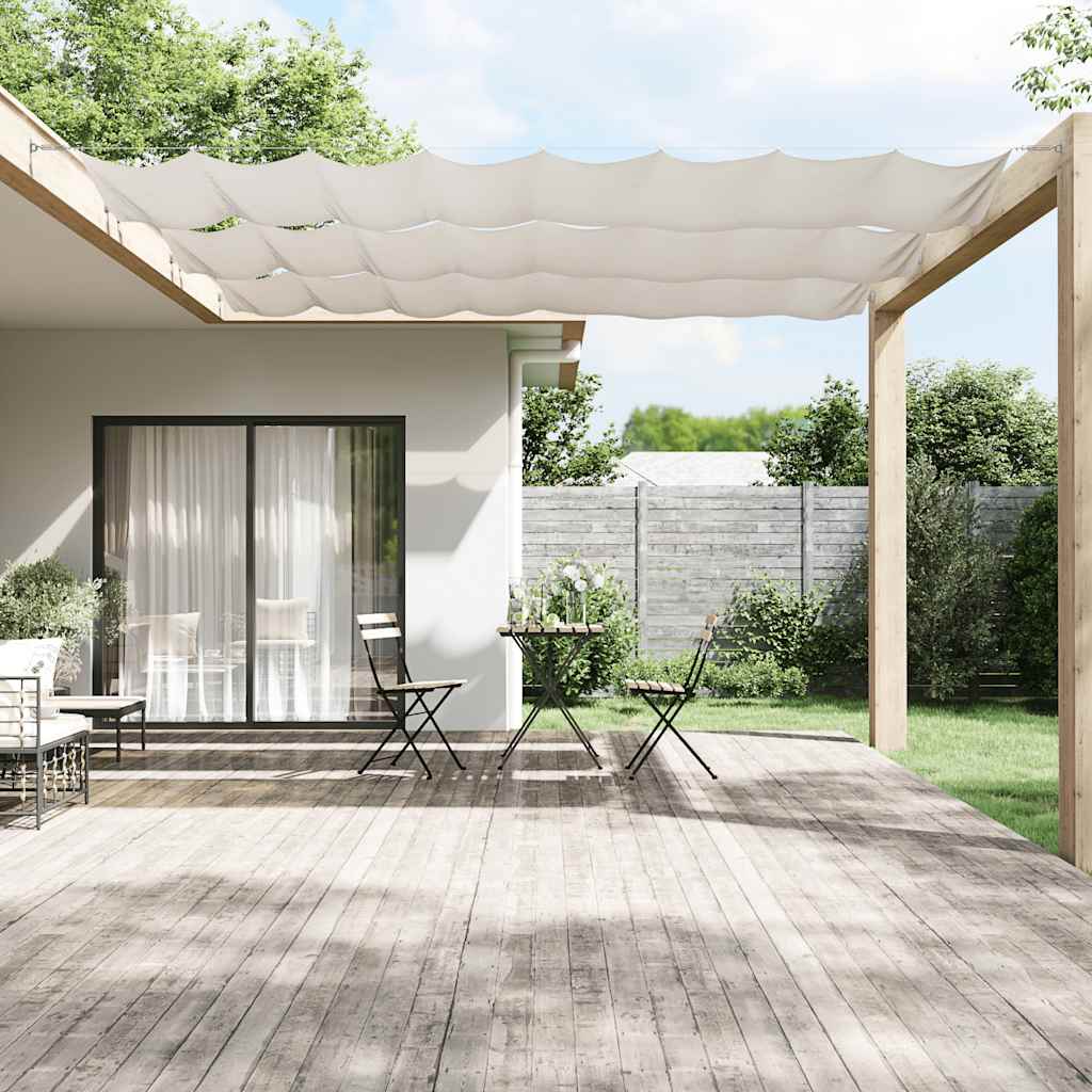 Vidaxl Luifel verticale 60x800 cm tessuto oxford bianco