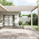 Vidaxl Luifel verticale 60x800 cm tessuto oxford bianco