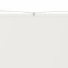 Vidaxl Luifel verticale 100x600 cm tessuto oxford bianco