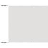 Vidaxl Luifel verticale 100x800 cm tessuto oxford bianco