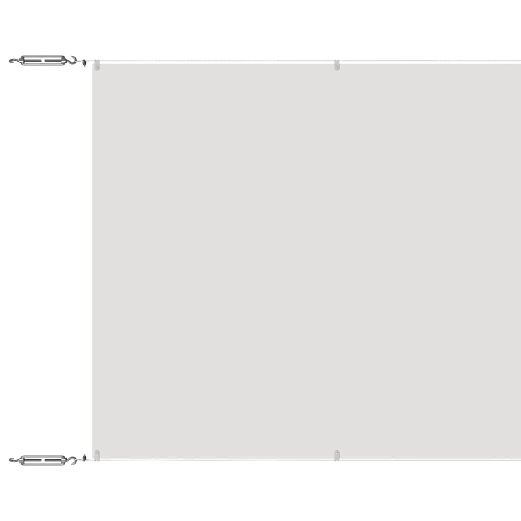 Vidaxl Luifel Vertical 100x800 cm Oxford Fabric White