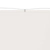 Vidaxl Luifel verticale 100x800 cm tessuto oxford bianco