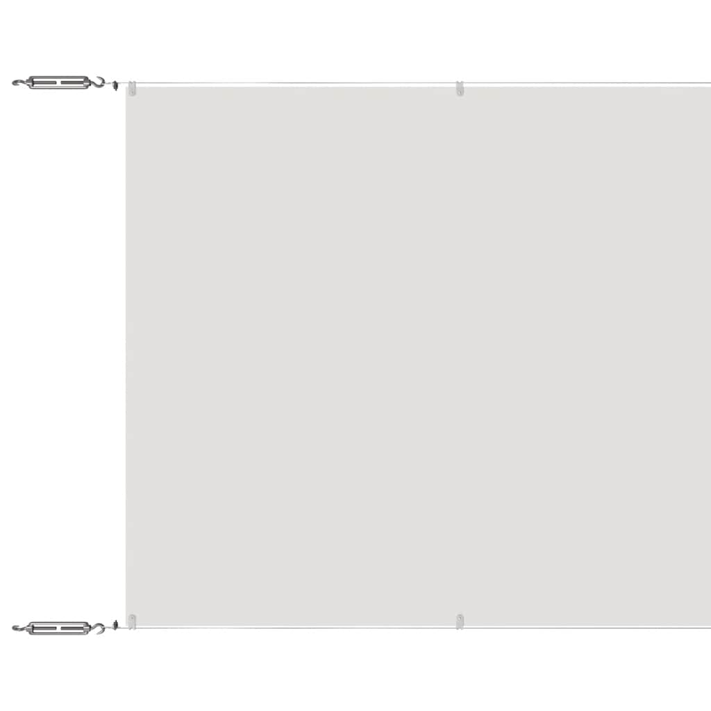 Vidaxl Luifel verticale 100x1000 cm tessuto oxford bianco