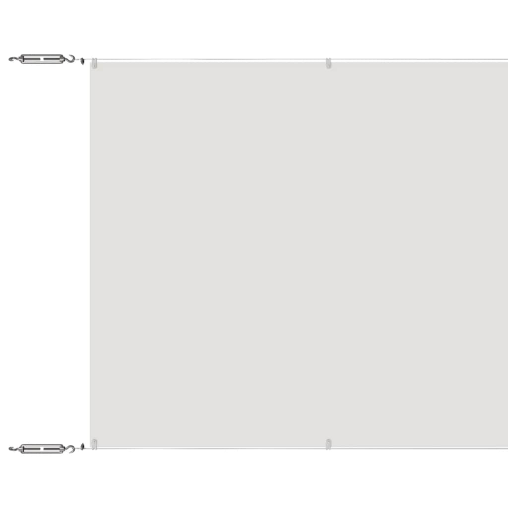 Vidaxl Luifel verticale 140x800 cm tessuto Oxford bianco