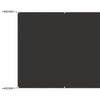 Vidaxl Luifel Vertical 60x1000 cm de tela Oxford antracita