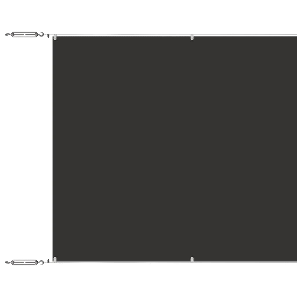Vidaxl Luifel verticale 100x1000 cm tessuto oxford antracite -lorato