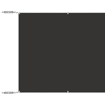 Vidaxl Luifel verticale 100x1200 cm tessuto oxford antracite -lorato