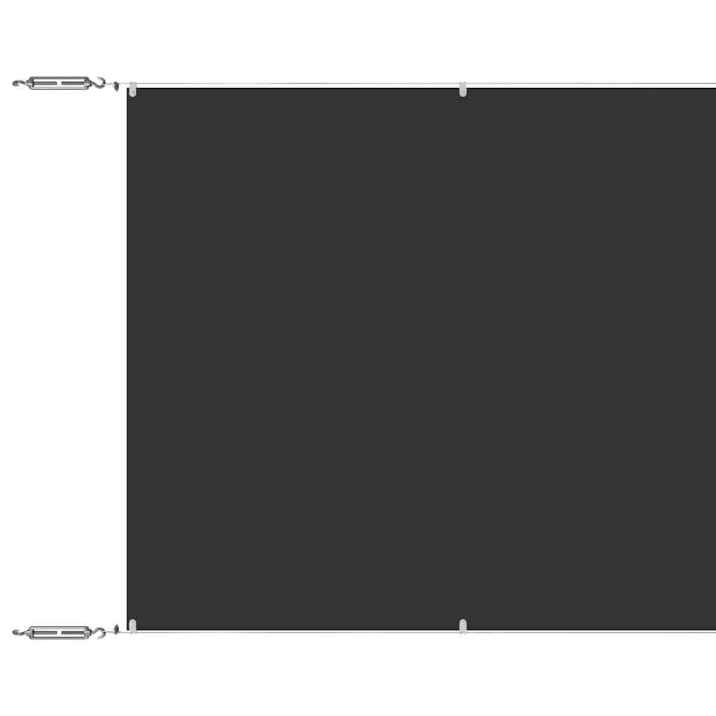 Vidaxl Luifel verticale 140x800 cm tessuto oxford antracite -lorato