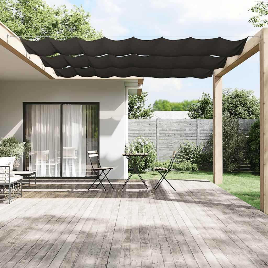 Vidaxl luifel verticaal 140x800 cm oxford stof antracietkleurig