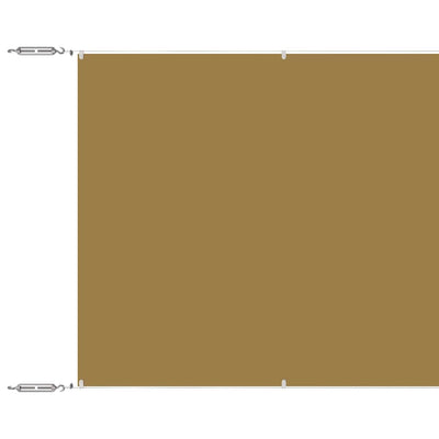 Vidaxl Luifel verticale 60x1200 cm Fabric oxford beige