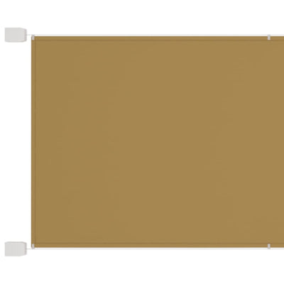 Vidaxl Luifel verticale 140x420 cm Fabric oxford beige