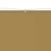 Vidaxl Luifel Vertical 140x800 cm Oxford Fabric beige