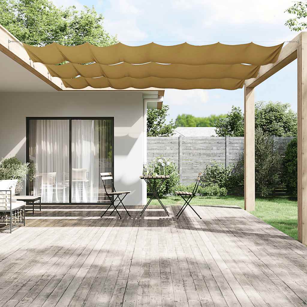 Vidaxl Luifel verticale 140x1000 cm tessuto oxford beige