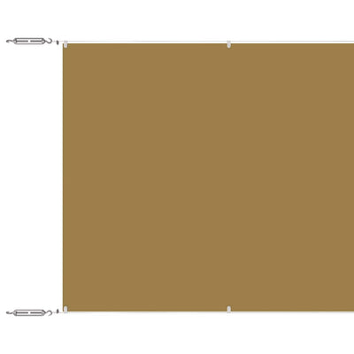 Vidaxl Luifel verticale 140x1200 cm Fabric oxford beige