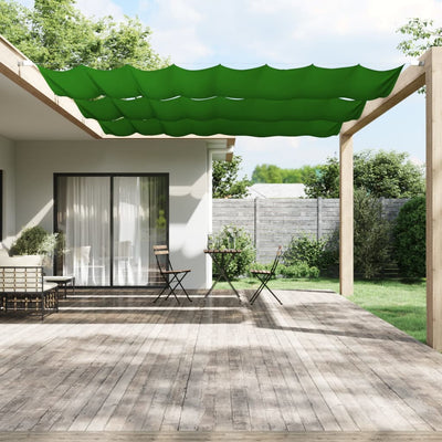 Vidaxl Luifel verticale 140x360 cm tessuto oxford verde chiaro