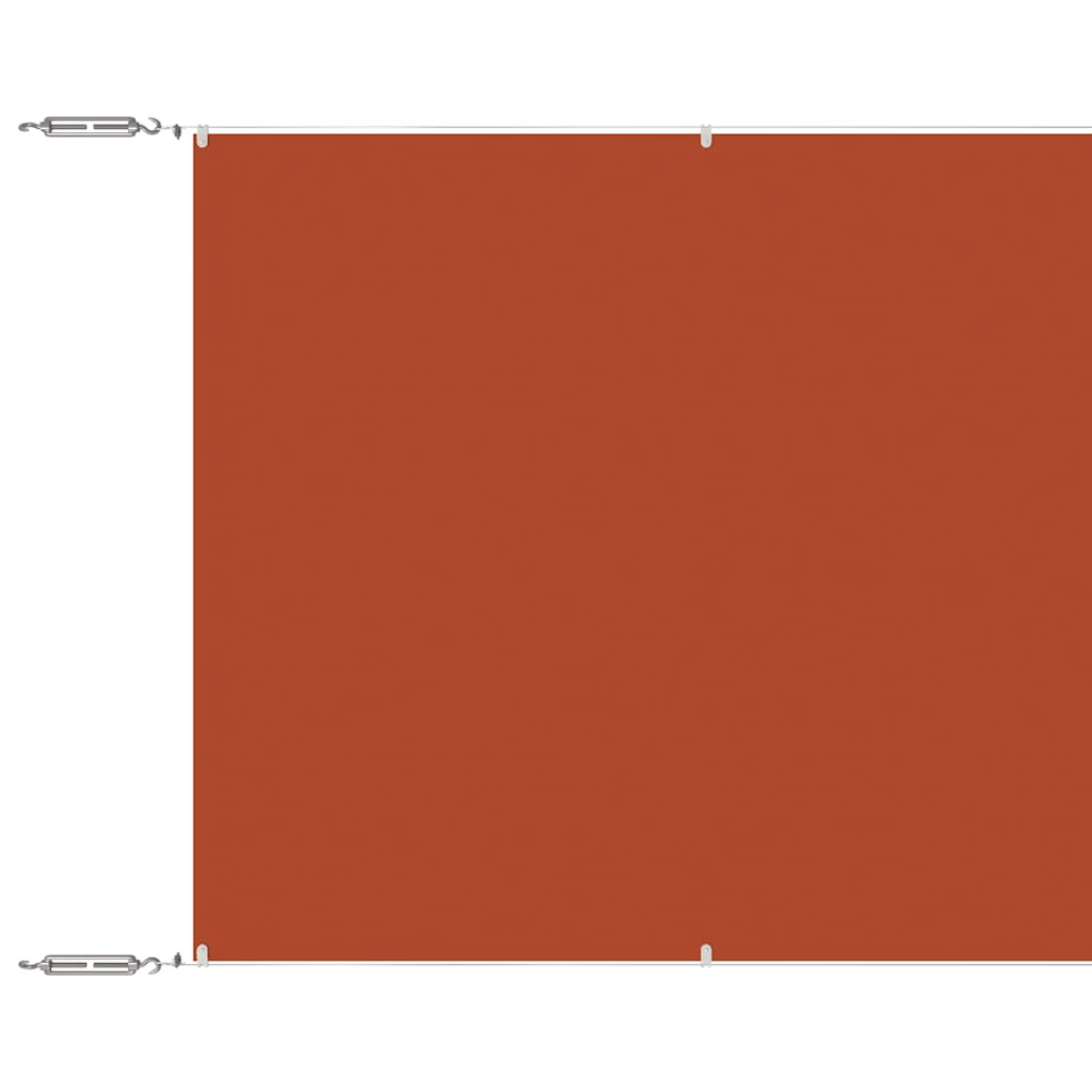 Vidaxl Luifel Vertical 60x800 cm Oxford Fabric Terracotta