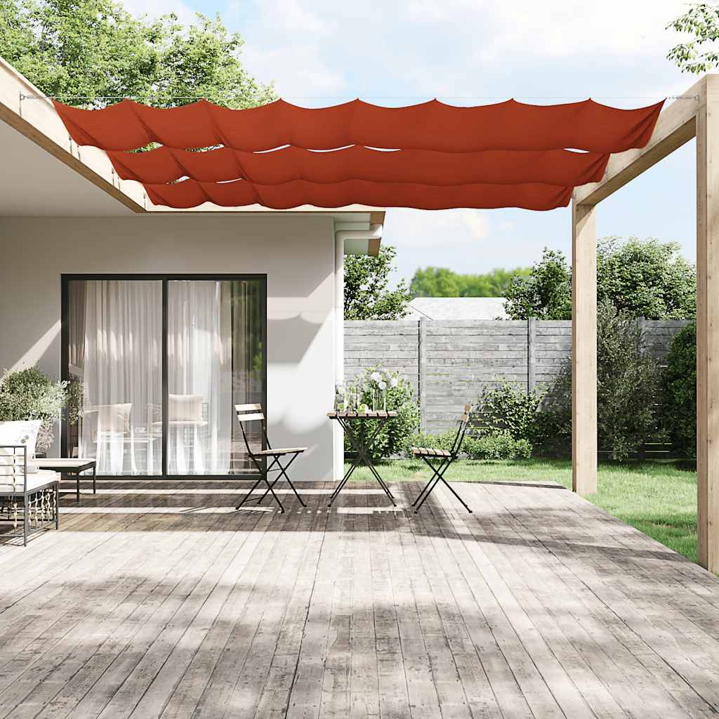 Vidaxl luifel verticaal 60x1200 cm oxford stof terracottakleurig